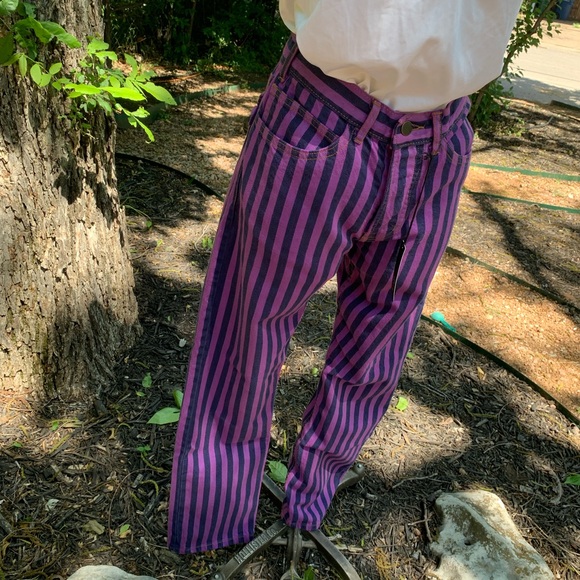 🛑 SOLD 🛑 Judi Rosen Jimmy Jean in St. Mark’s Stripe, Size 26 NWT - Picture 2 of 6